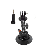 Go Pro Mount with Long Thumb Knob & SmallRig Double Socket Magic Arm 2163 With Small Ball Head (89.5 mm )